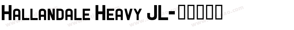 Hallandale Heavy JL字体转换